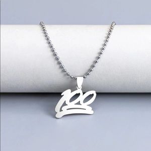 💯 100 One Hundred Ball Chain Necklace 💯